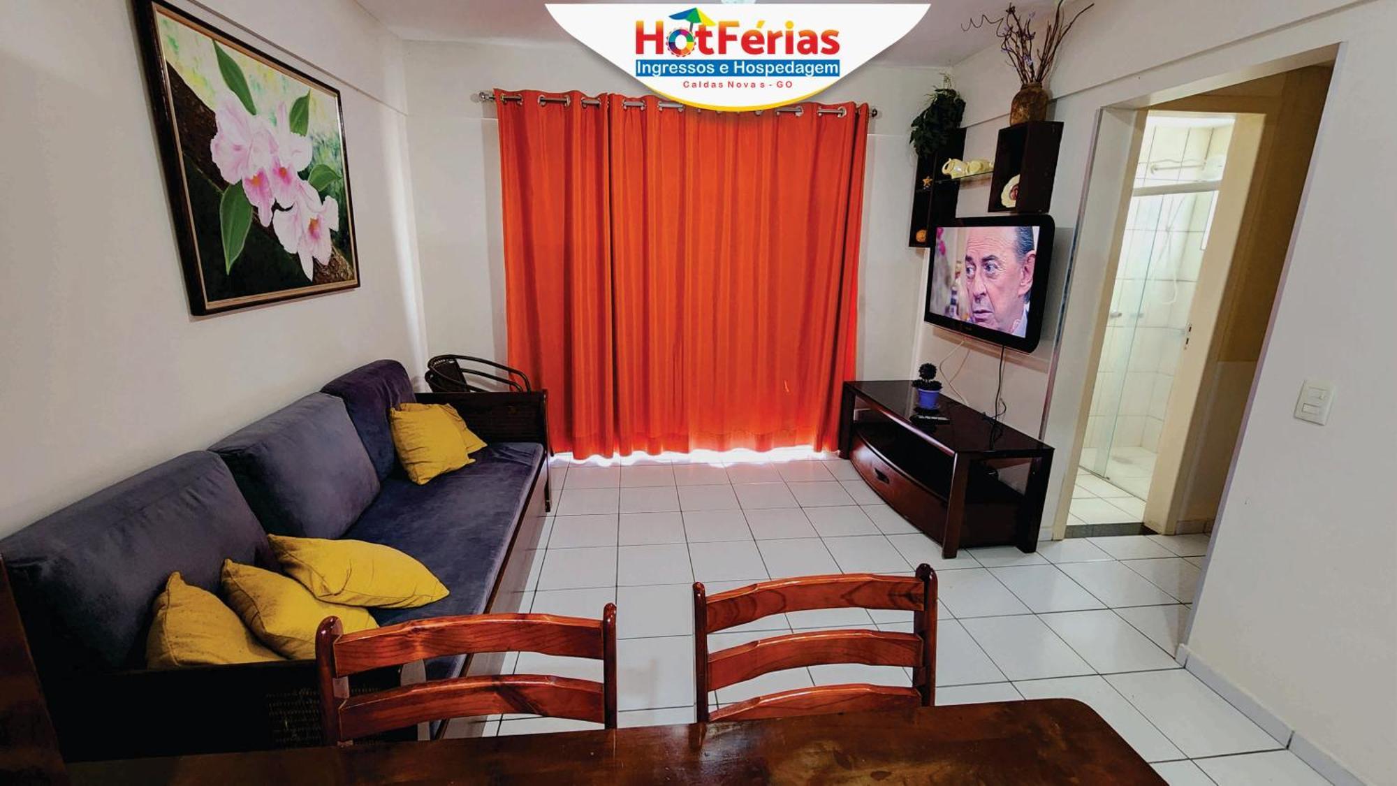 Flat Paradise, Piscinas Termais, Proximo Ao Centro - Hotferias カルダス・ノバス エクステリア 写真