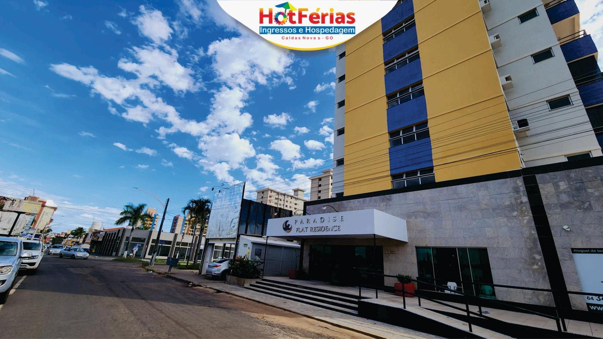 Flat Paradise, Piscinas Termais, Proximo Ao Centro - Hotferias カルダス・ノバス エクステリア 写真