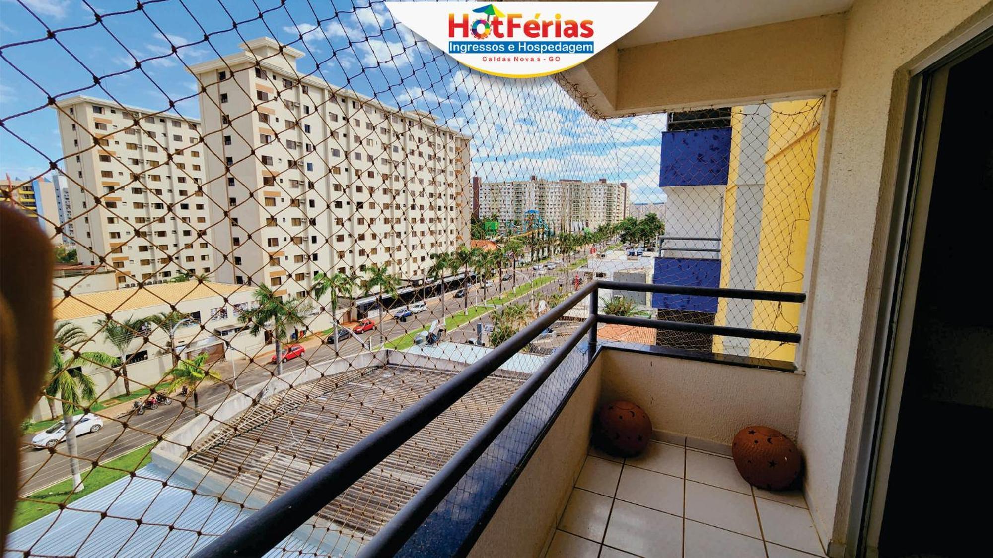 Flat Paradise, Piscinas Termais, Proximo Ao Centro - Hotferias カルダス・ノバス エクステリア 写真