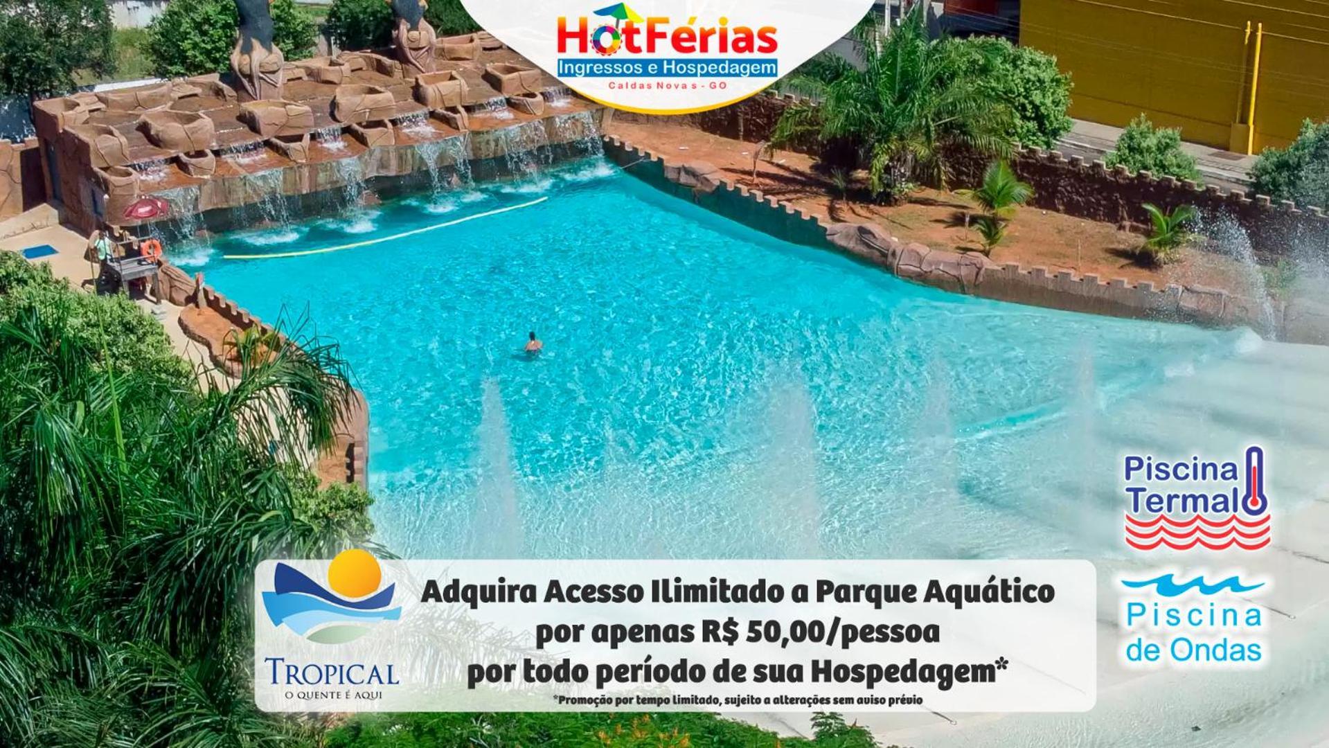 Flat Paradise, Piscinas Termais, Proximo Ao Centro - Hotferias カルダス・ノバス エクステリア 写真